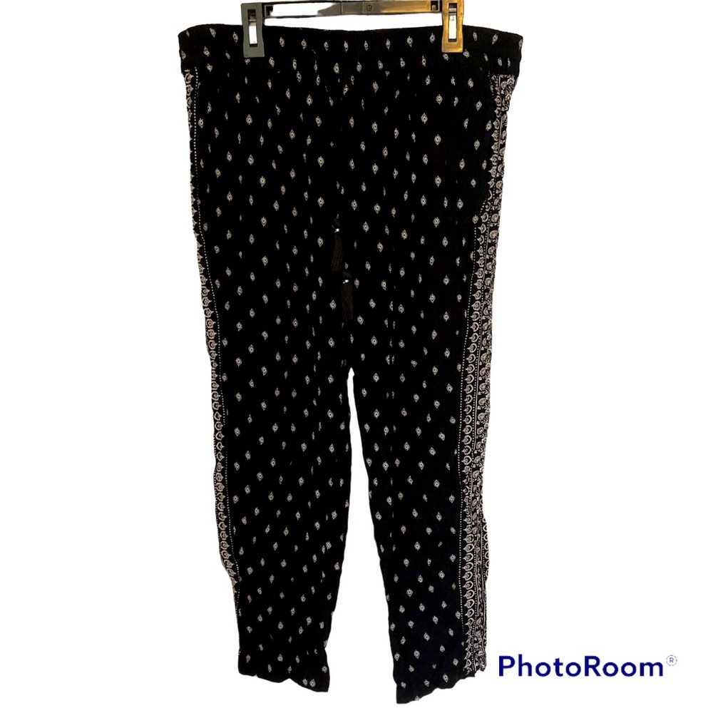 Old Navy Pants Women’s Size Medium Boho Tassel High Waist Pull On With Pockets
